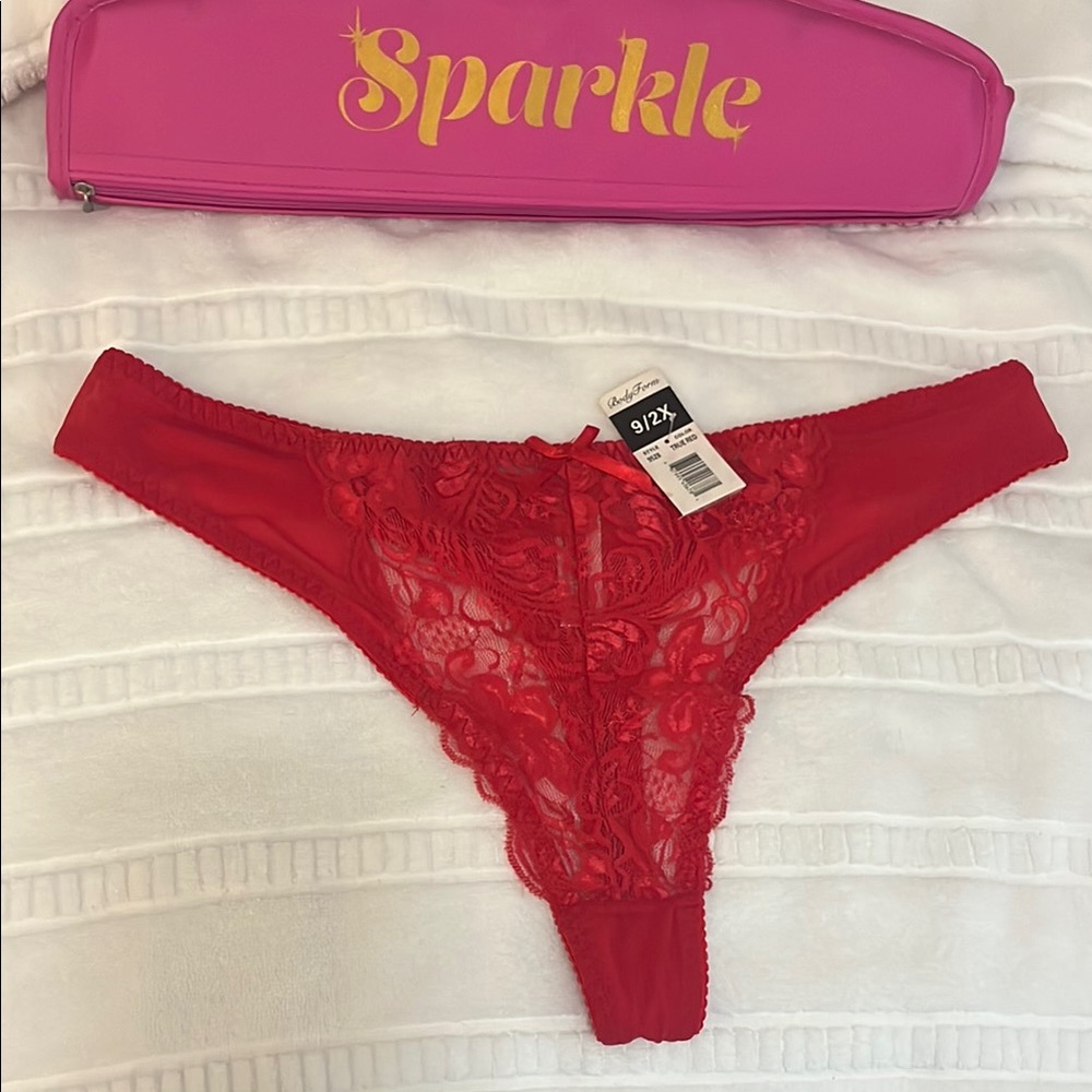 Red Lace Panties